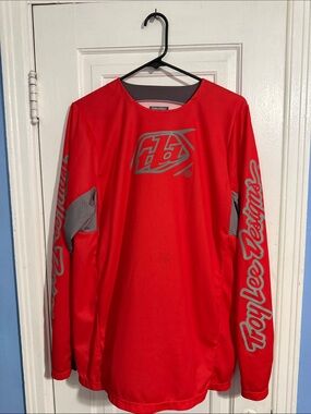 Troy Lee Designs Red/Orange Long Sleeve Jersey